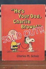 ct-191001-113 PEANUTS / 1972 "He's Your Dog,Charlie Brown!" Picture Book