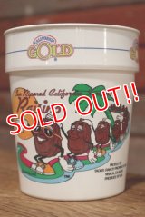 ct-191101-21 California Raisins / 1987Plastic Cup "Gold"