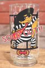 gs-191201-10 McDonald's / 1977 Action Series "Hamburglar" Glass