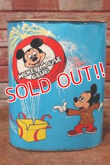 ct-191211-35 Mickey Mouse Club / Cheinco 1970's Trash Box