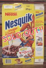 ct-191211-52 Nestlé / Quik Bunny 1990's Nesquik Cereal Box