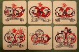 ct-200101-28 【PRICE DOWN!!】Budweiser / BUD MAN 1970's-1980's Coaster Set