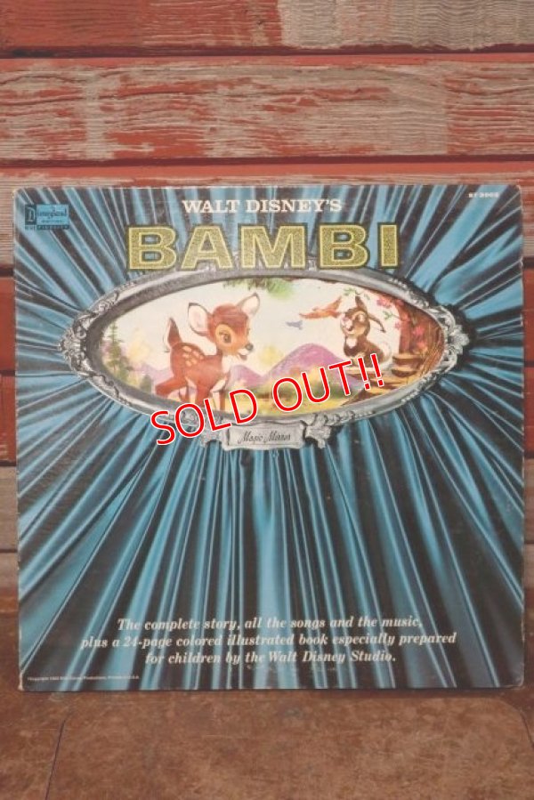 画像2: ct-191211-65 Bambi / 1960's Record and Book