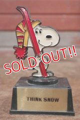 ct-200201-06 Snoopy / AVIVA 1970's Trophy "Think Snow"