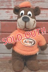 ct-200403-60 A&W / Great Root Bear 1974 Plush Doll