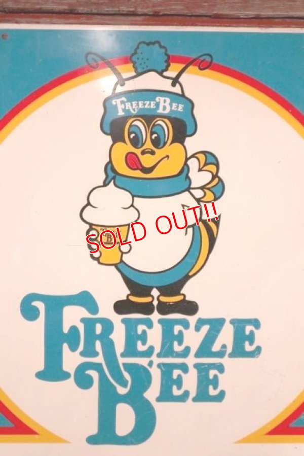 画像2: dp-200301-01 Freeze Bee / Vintage Double Sided Sign