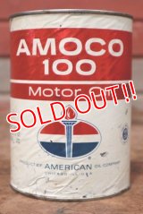 dp-200403-20 AMOCO / Amoco 100 1QT Motor Oil Can