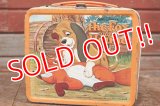 ct-200403-22 the Fox and the Hound / ALADDIN 1980's Metal Lunchbox