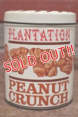 dp-200501-42 PLANTATION / Vintage PEANUTS CRUNCH Tin Can