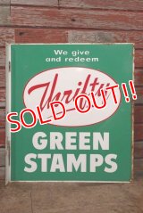 dp-200510-07 Thrifty Green Stamp / 1960's W-side Metal Sign