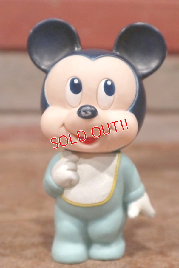 画像1: ct-131022-21 Baby Mickey Mouse / 1980's-1990's Squeaky Doll