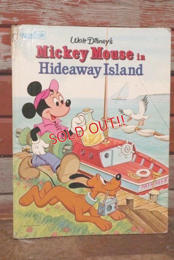 画像1: ct-200601-25 Walt Disney's / Mickey Mouse in Hideway Island 1980's Picture Book