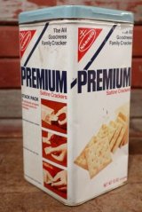 dp-200701-52 Nabisco / Premium Saltine Crackers 1970's Tin Can