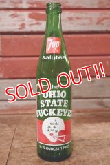 dp-200701-49 7up / OHIO STATE BUCKEYES 1970's Bottle 