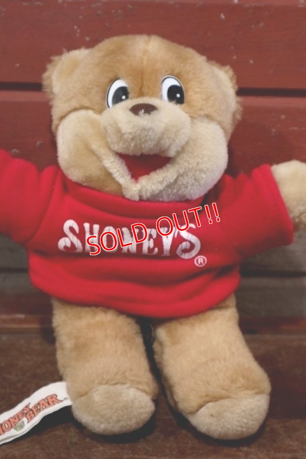 画像1: ct-191211-47 Shoney's Bear / 1986 Plush Doll