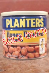 ct-208001-20 PLANTERS / MR.PEANUT 1980's Honey Roasted Peanut Can