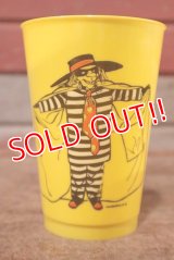 ct-200901-10 McDonald's / Hamburglar 1970's Plastic Cup