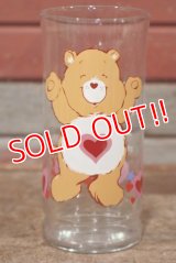 gs-200901-03 Care Bears / 1983 Pizza Hut "Tenderheart Bear" Glass