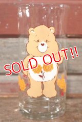 gs-200901-07 Care Bears / 1983 Pizza Hut "Friend Bear" Glass