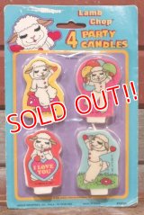 ct-200901-38 Lamb Chop / 1990's 4 Party Candles