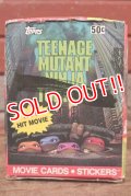 ct-200901-29 TEENAGE MUTANT NINJA TURTLES / Topps 1990 Trading Card Box