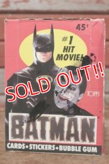 ct-200901-29 BATMAN / Topps 1989 Trading Card Box