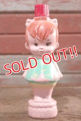 ct-201001-15 Pebbles Flintstone / PUREX 1960's Fun Bath Bottle