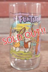 gs-190201-05 The Flintstones / Hardee's 1991 "The Shorkasaurus Story" Glass 