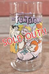 gs-201001-09 The Flintstones / Hardee's 1991 "The Blessed Event" Glass