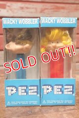 ct-201101-18 Funko Wacky Wobbler / 1990's PEZ BOY & PEZ GIRL