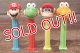 pz-201101-01 Nintendo / 1990's PEZ Dispenser Set of 4