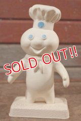 ct-201114-34 Pillsbury / Poppin' Fresh 1970's Soft Vinyl Doll w/ Stand