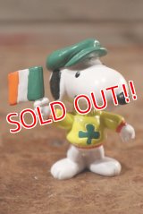 ct-201114-86 Snoopy / Applause 1990's PVC Figure "St. Patrick's Day"