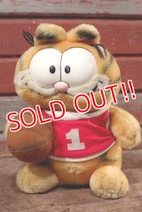 ct-201114-88 Garfield / DAKIN 1980's Plush Doll "Basketball"