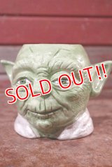 ct-201101-73 【SALE】STAR WARS / Yoda 1990's Ceramic Face Mug