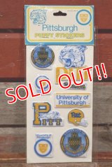 ct-201114-27 UNIVERSITY OF PITTSBURGH / 1984 Puffy Stickers