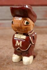 ct-210101-03 Anri 1950's College Mascot Figure / The University of Massachusetts