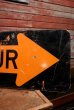 画像2: dp-210101-12 Road Sign "DETOUR" (2)