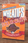 ad-130507-01 General Mills / 1995 WHEATIES  "Atlanta Braves" Cereal Box