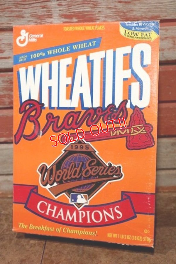 画像1: ad-130507-01 General Mills / 1995 WHEATIES  "Atlanta Braves" Cereal Box