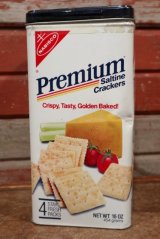 dp-210101-30 NABISCO / Premium Saltine Crackers 1985 Tin Can