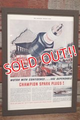 dp-200701-56 CHAMPION SPARK PLUGS / The Saturday Evening Post 1940 Advertisement