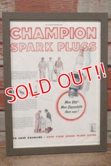 dp-200701-56 CHAMPION SPARK PLUGS / The Saturday Evening Post 1942 Advertisement