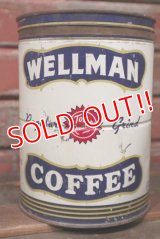 dp-210301-64 WELLMAN COFFEE / Vintage Tin Can