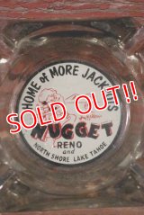 dp-210401-22 Home of More Jackpots NUGGET / Vintage Glass Ashtray