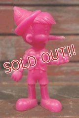 ct-210301-67 Pinocchio / MARX 1970's Plastic Figure (Pink)