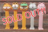 ct-210401-52 Garfield / 1990's PEZ Dispenser Set of 5