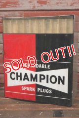 dp-210401-59 CHAMPION / 1960's SPARK PLUGS Cabinet