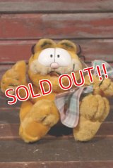 ct-210501-20 Garfield / DAKIN 1980's Plush Doll "Handkerchief"