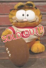 ct-210501-16 Garfield / DAKIN 1980's Plush Doll "Football"